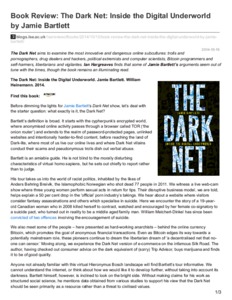 The Dark Net Jamie Bartlett Pdf Download
