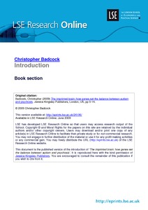 The imprinted brain: how genes set the balance between autism and ...